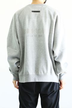 21SS BACK LOGO SWEAT (RUBBER) / ダークオートミール