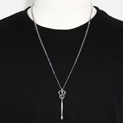 ”ロングタイプ” ステルスネックレス / シルバー / LONG STEALTH NECKLACE / Silver