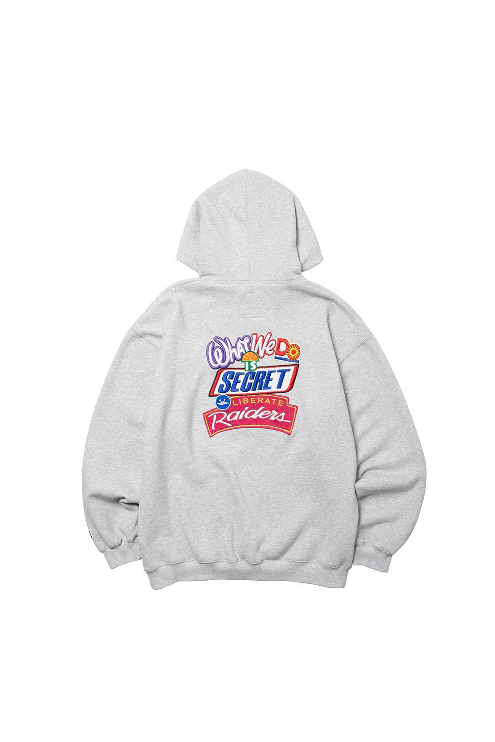 EMBROIDERY HOODIE / グレー