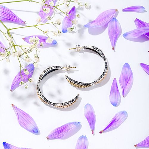 Aretousa Hoops Earrings / GA021