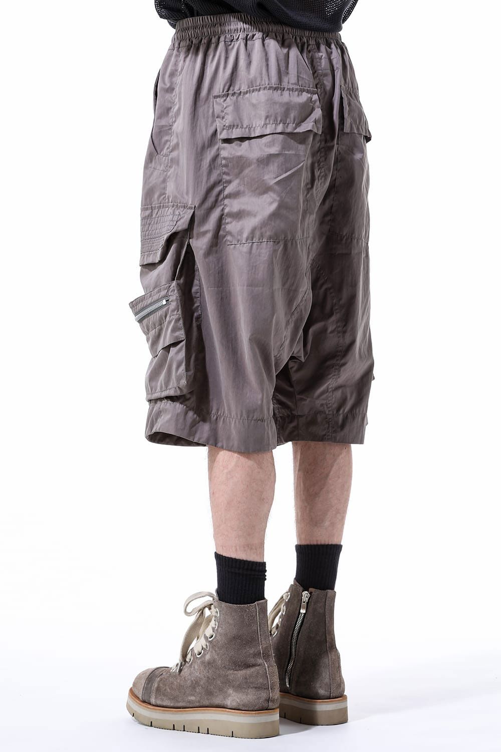 ナイロンカーゴショーツ / Nylon Cargo Pants / ブラック / ag-11023-2