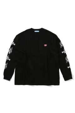 【ICECREAM】COTTON L/S T-SHIRT ICECREAM / ブラック