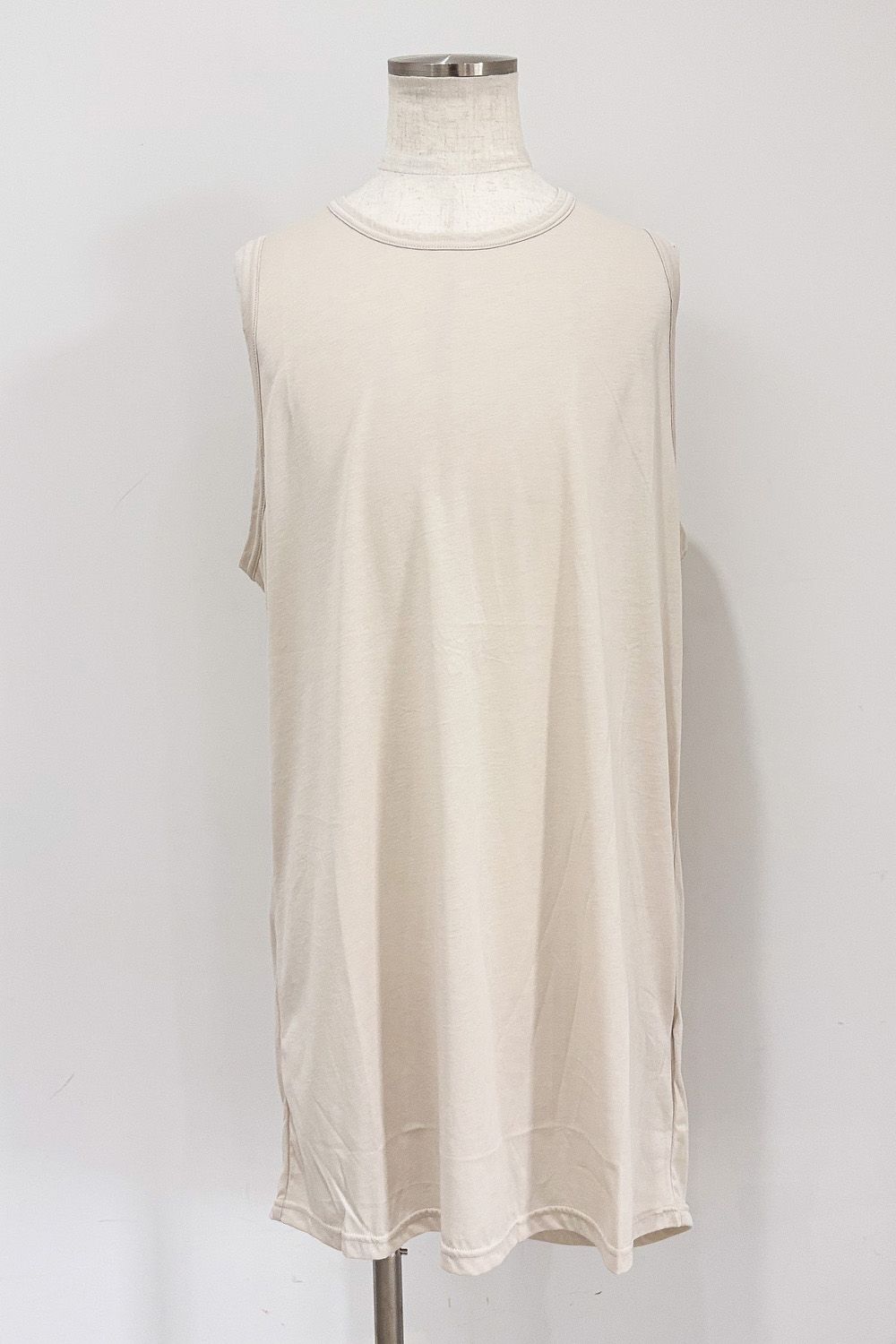 ロングタンクトップ / LONG TANK TOP / ストーン / ag-6083-3
