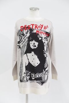 DESTROY ALL MONSTERS/NIAGARA COLLAGEジャカード ワンピース / ホワイト