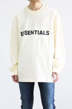 FRONT LOGO L/S TEE / クリーム