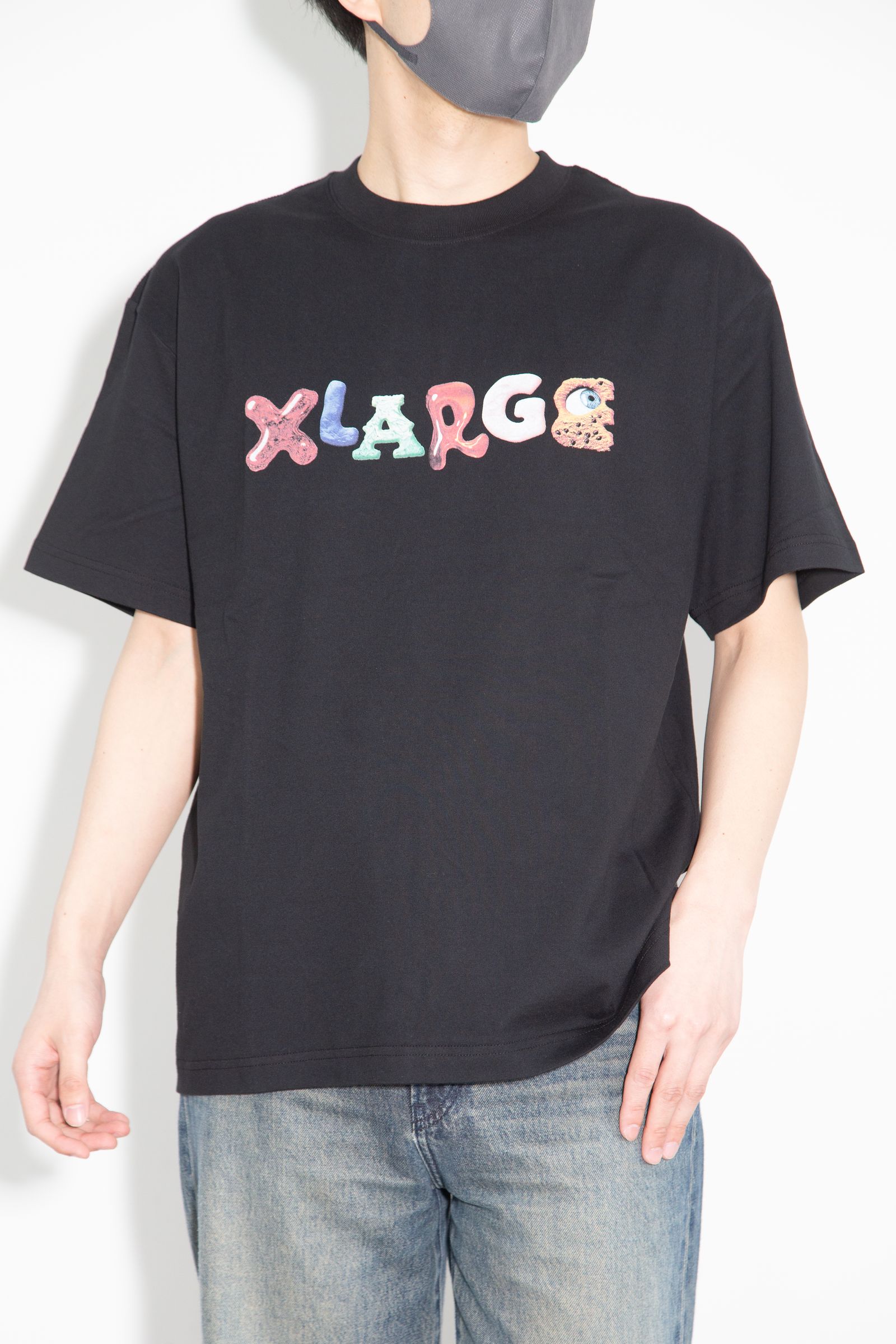 LETTERS S/S TEE / ブラック