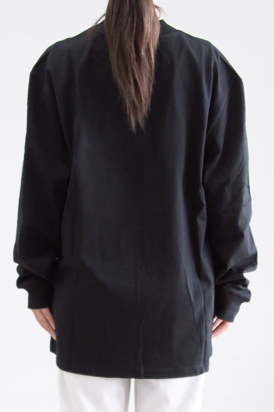21FW 1POINT LOGO LS TEE / ブラック