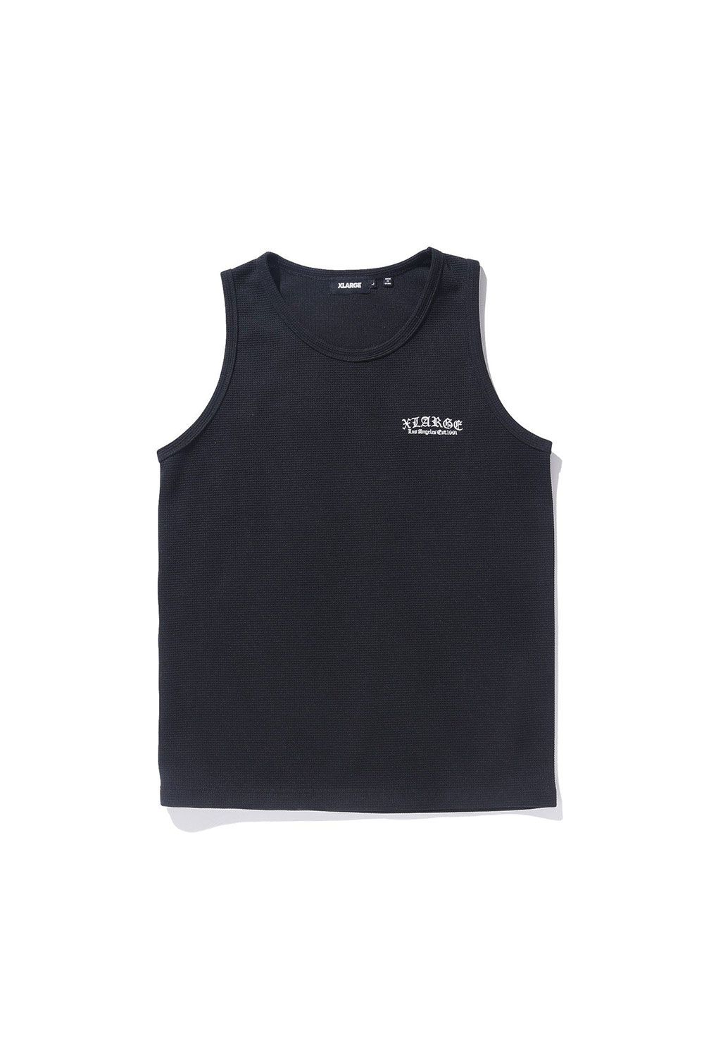 OLD ENGLISH WAFFLE TANK TOP / ブラック