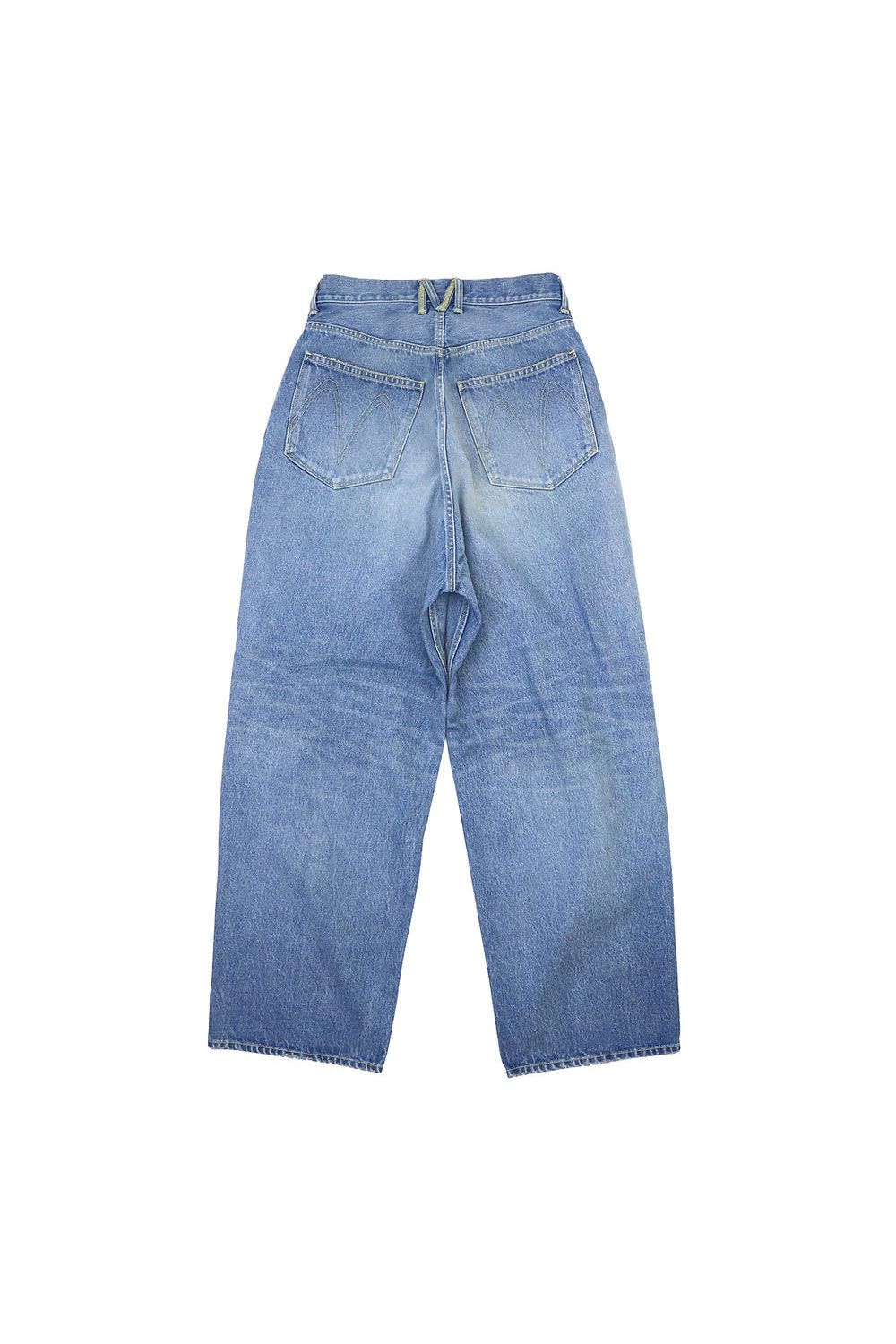 [ラスト1点 サイズ46] Damaged Buggy Denim Jeans / ブルー