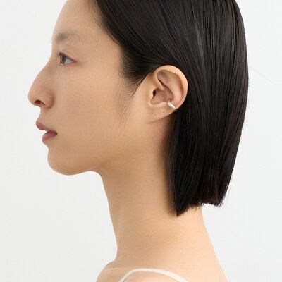 Curved Frost Ear Cuff