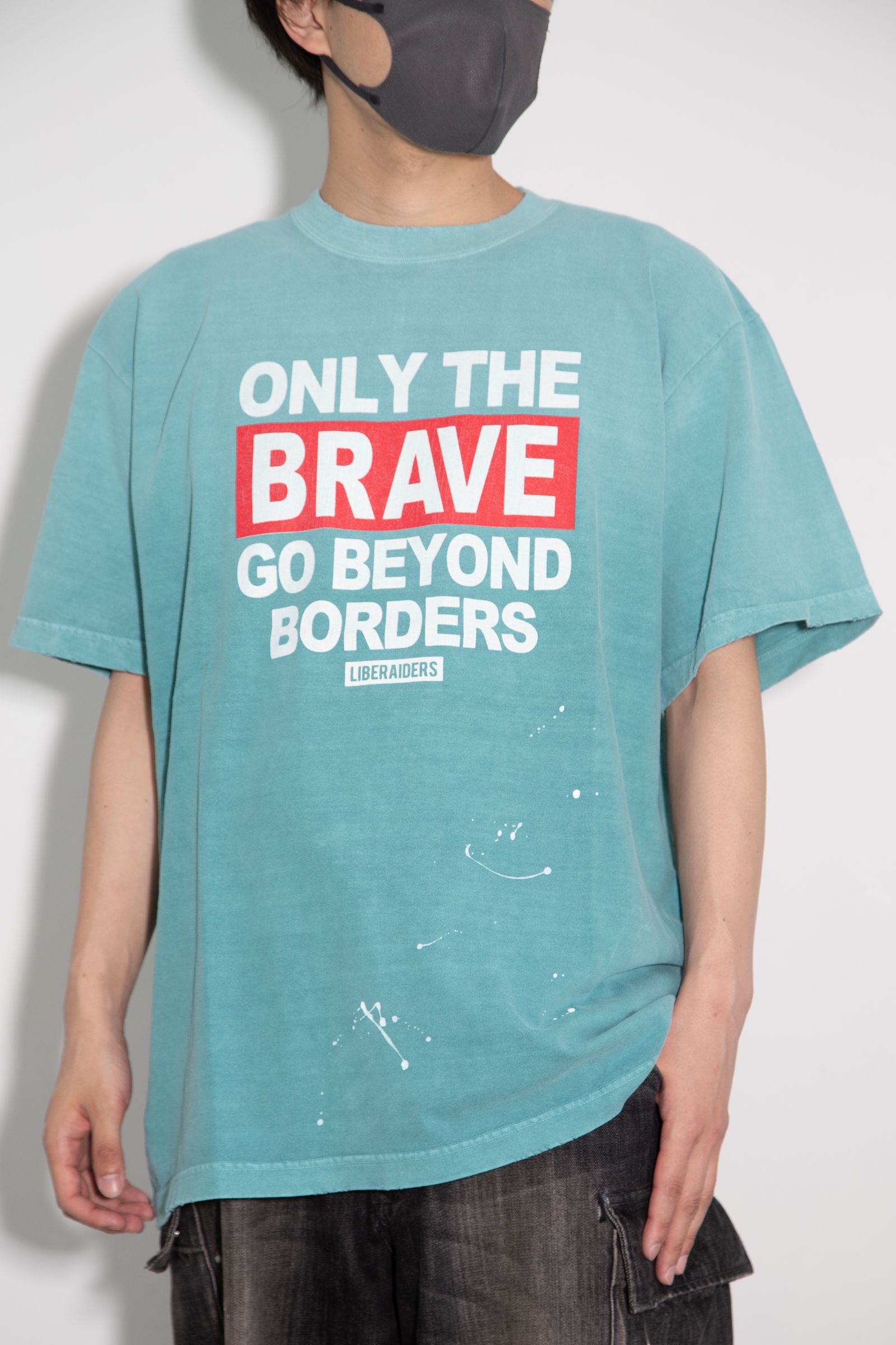 FADED BRAVE TEE / グリーン