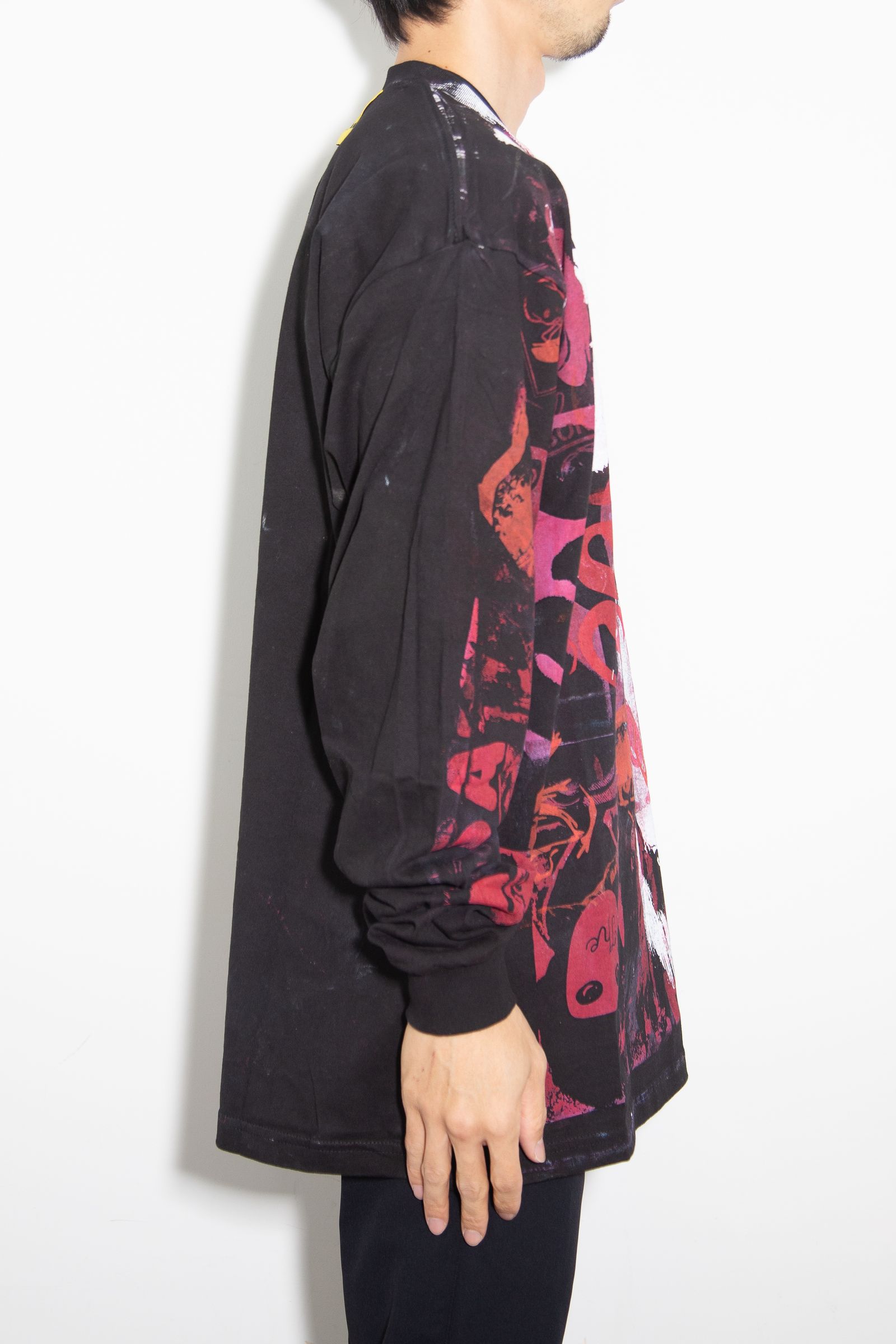 USED LS T- SHIRT  / ブラック 2