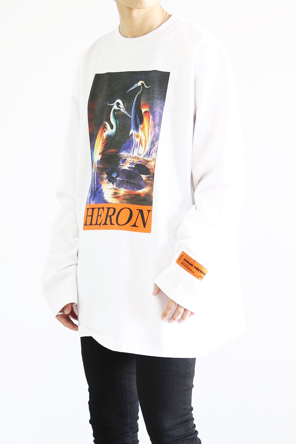 HERON PRESTON - LS T-SHIRT REG OS HERON TIMES