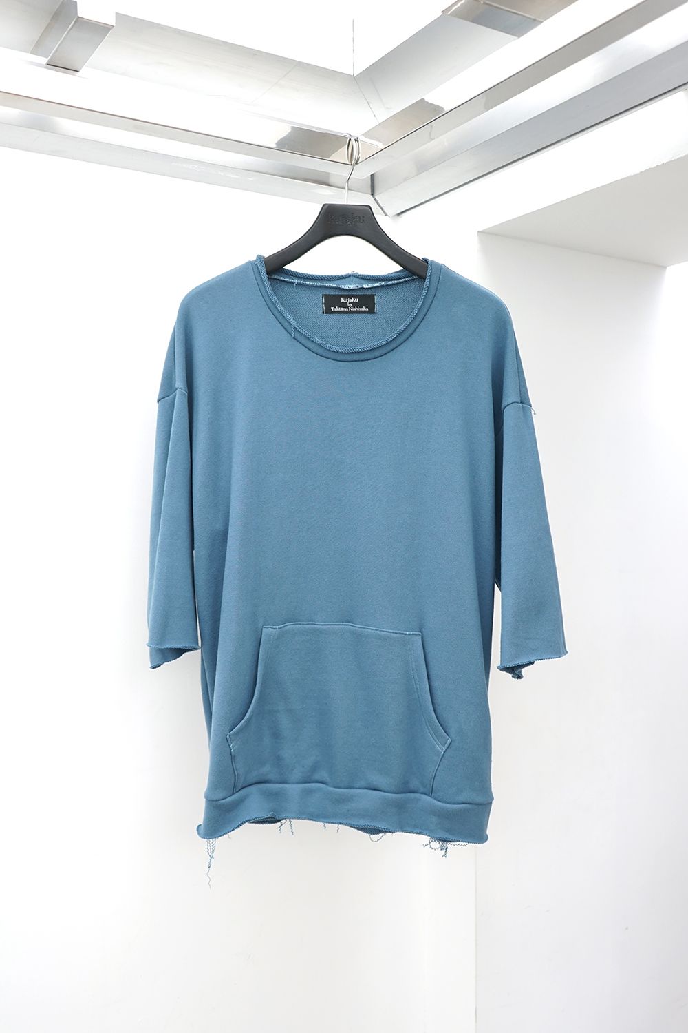 Cut-Off 3/4-Sleeve Sweatshirt