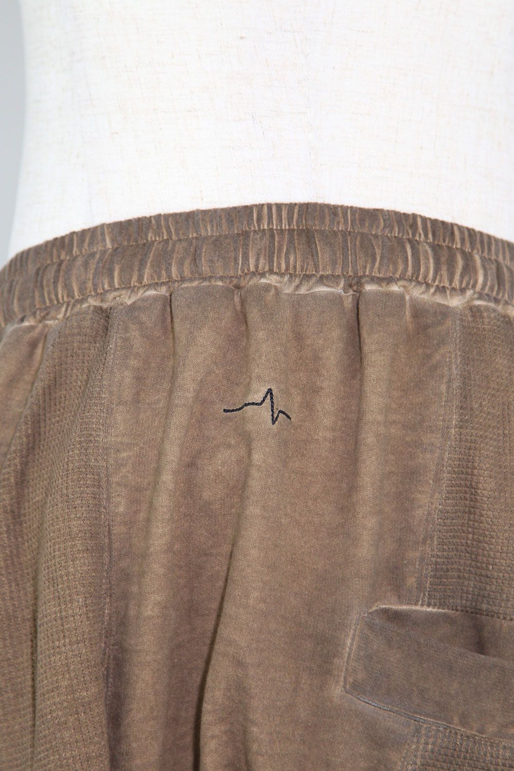 SHORTS 123-415 / ワッフルコットンイージーショーツ / ブラウン