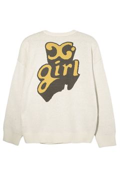 POP LOGO JACQUARD KNIT TOP / ホワイト