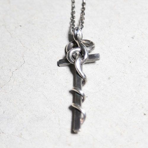 ステルスクロスネックレス / シルバー / STEALTH CROSS NECKLACE / Silver