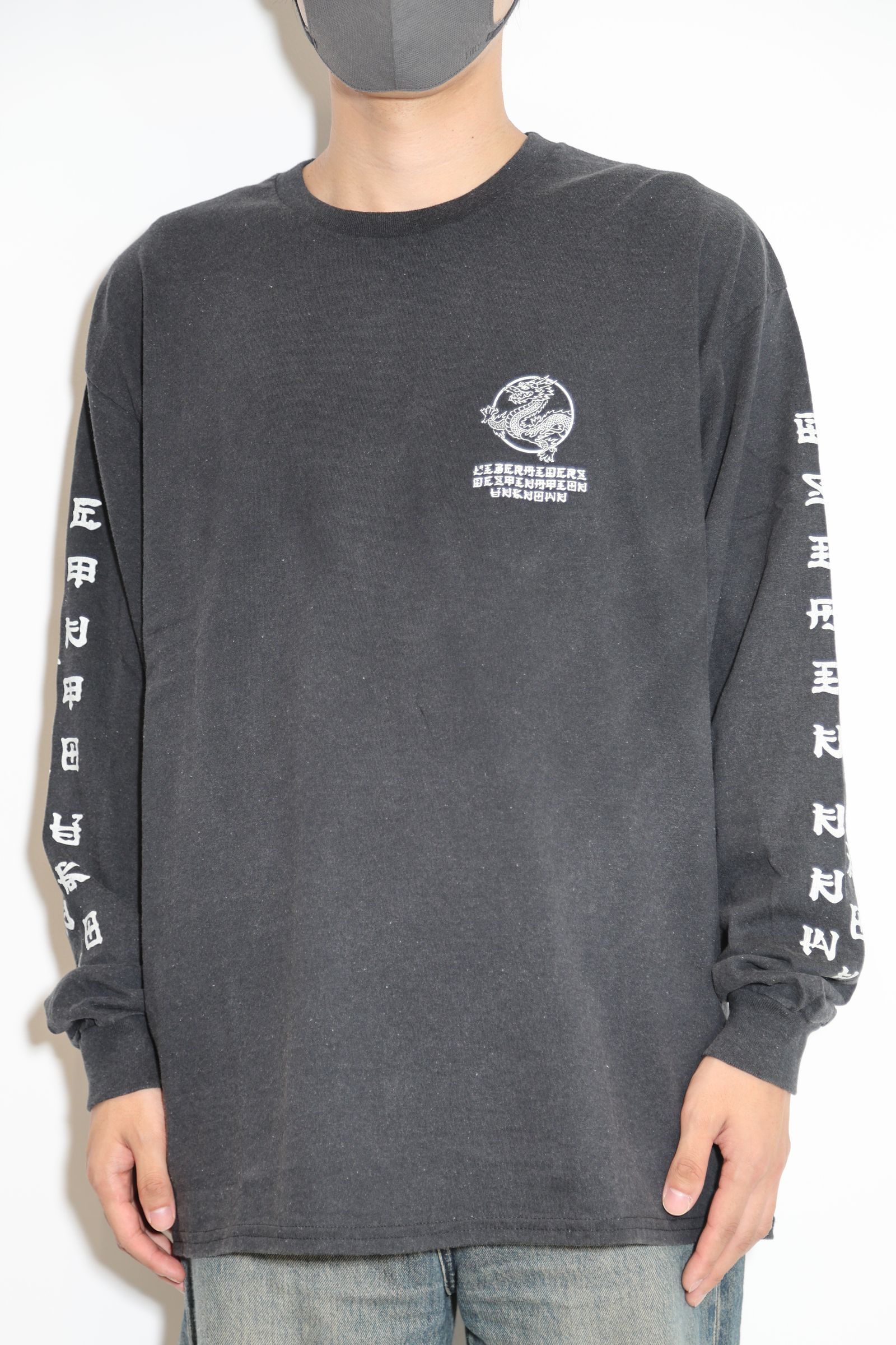 DRAGON L/S TEE / ブラック