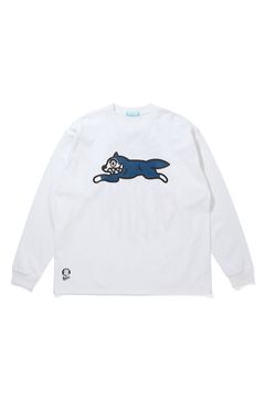 【ICECREAM】 COTTON LS T-SHIRT RUNNING DOG / ホワイト