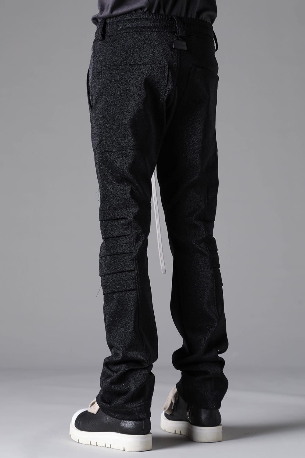 Lurex Multi-Panel Flared Pants