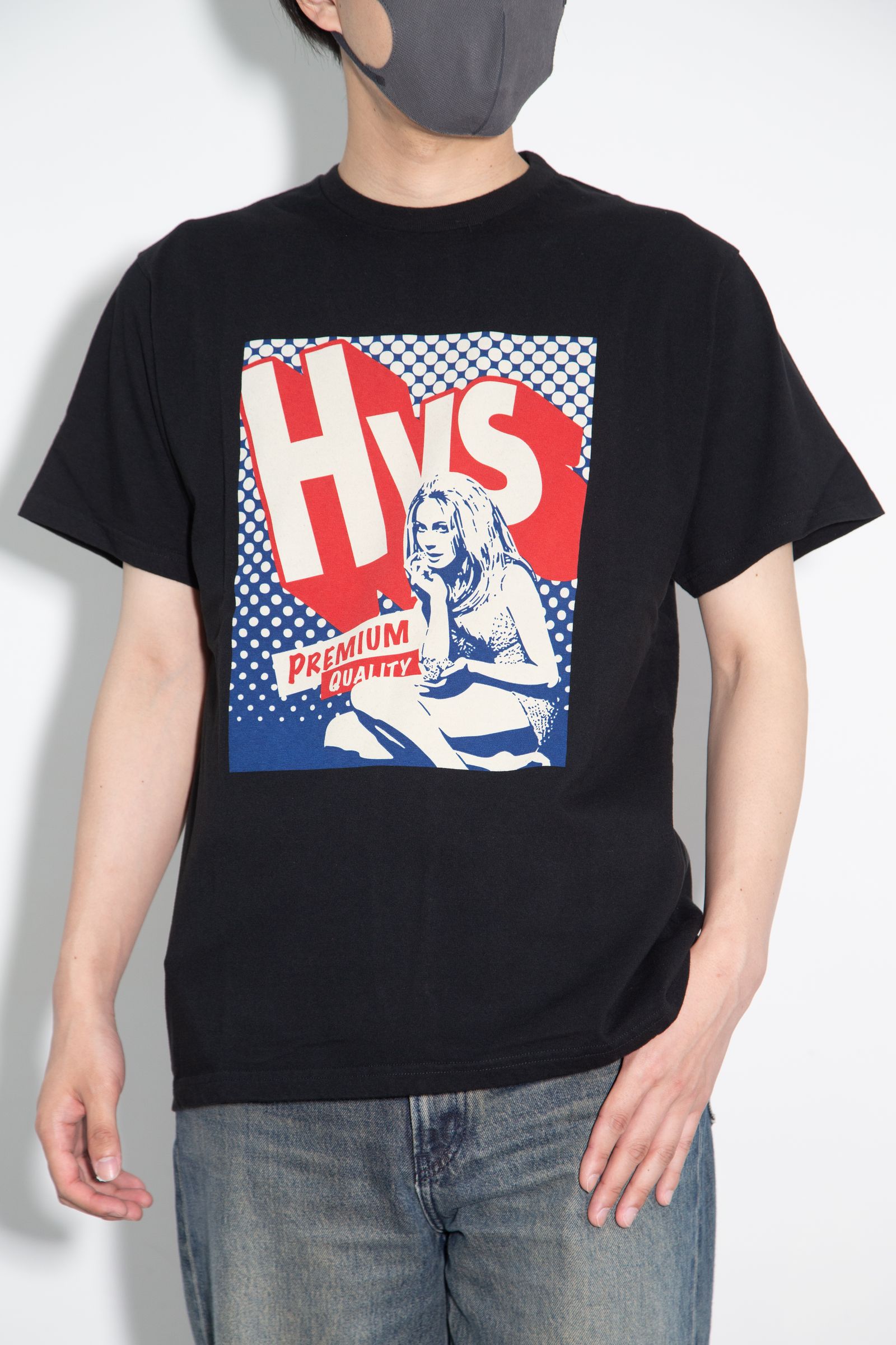[ラスト1点 サイズXL] HYS SURF PREMIUM QUALITY Tシャツ / ブラック