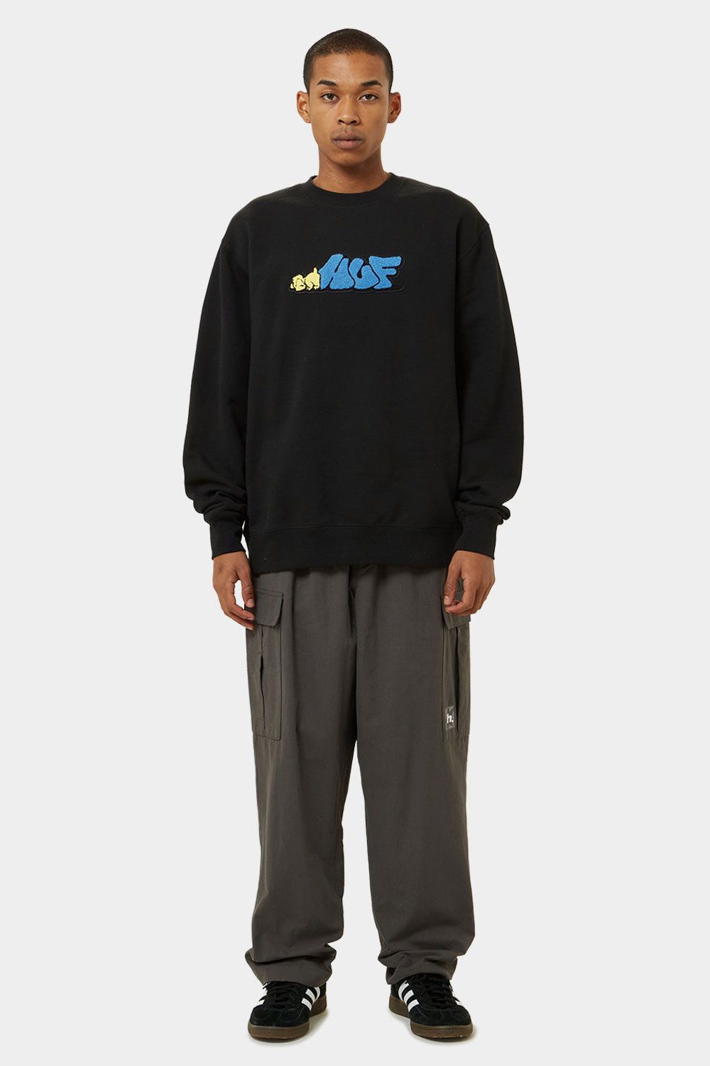 [ラスト1点 サイズM] DOG SENSE CREWNECK / ブラック