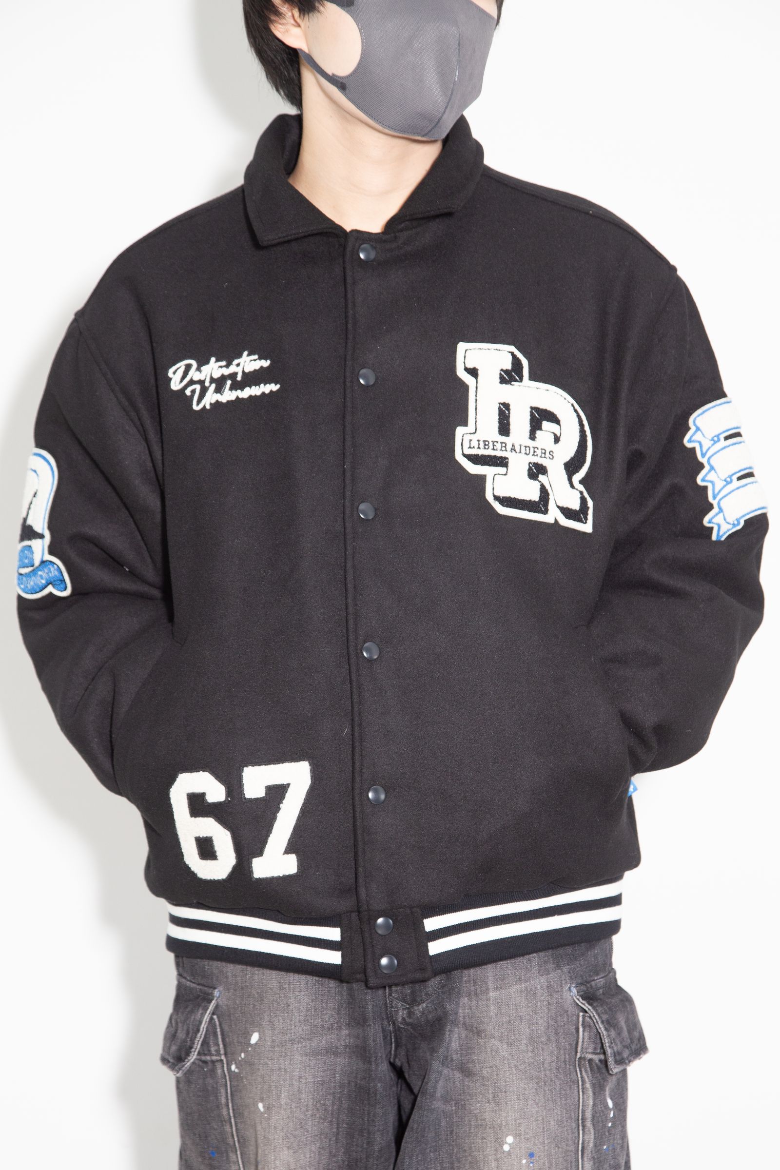 LR VARSITY JACKET / ブラック