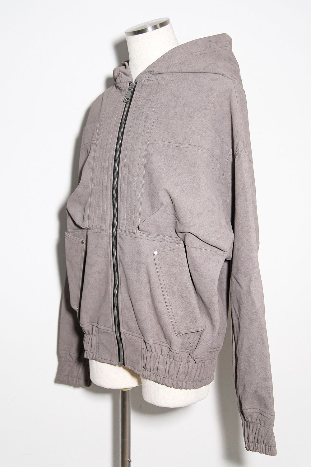フーディーブルゾン / HOODED BLOUSON / グレー / ag-12011