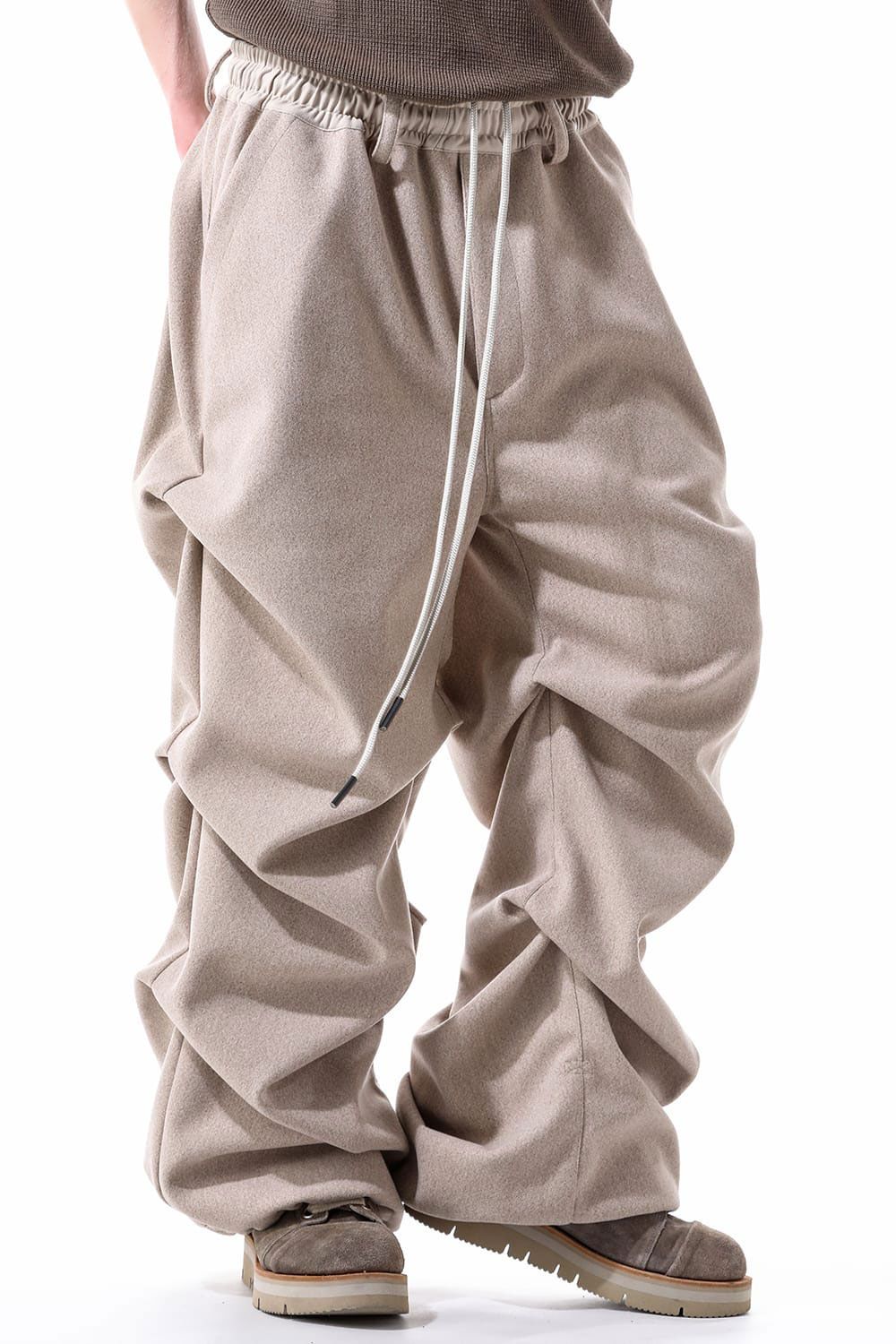 タックワイドパンツ / Tuck Wide Pants / ベージュ / ag-10080-1