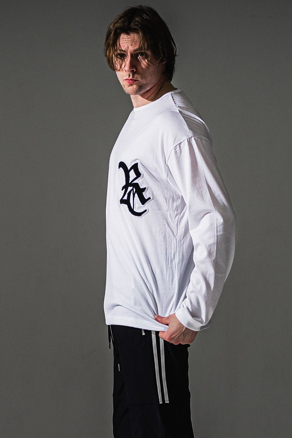 ［ラスト1点 サイズ2］RC over longsleave Tee / ホワイト