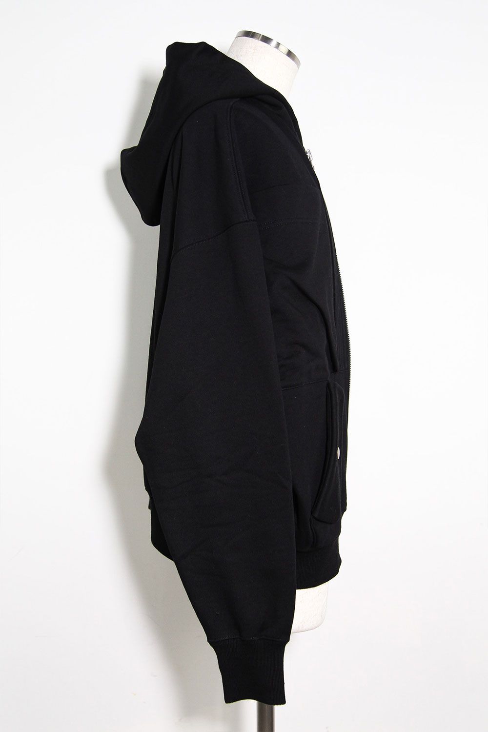 ジップフーディー / Zipp Hoodie / ブラック / ag-10044