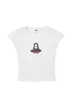 DEVIL FACE S/S BABY TEE / ホワイト