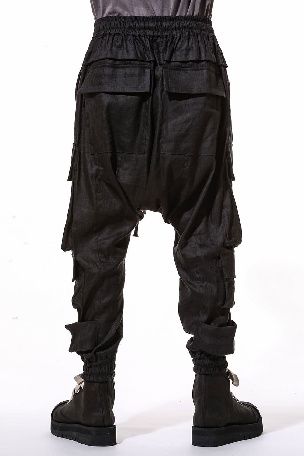 A.F ARTEFACT - ミリタリーサルエルパンツ / Military Sarouel Long Pants / ブラック / ag-9067  | Tempt