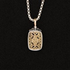 Mediterranean Cushion Pendant / GP039