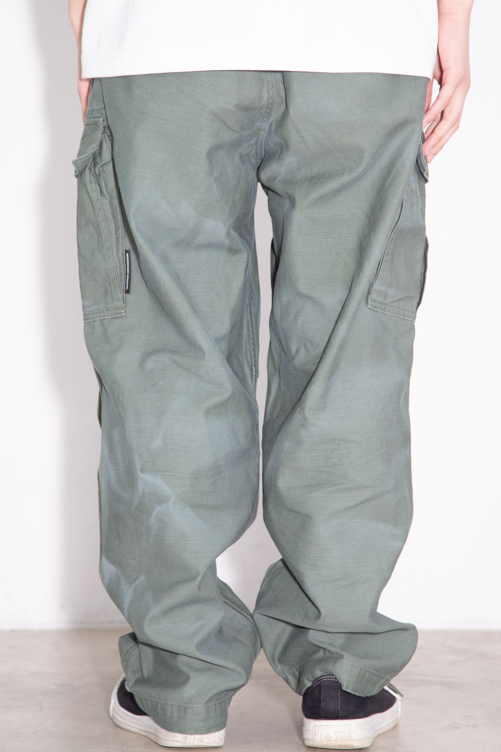 6-POCKET ARMY BAGGY PANTS / オリーブ