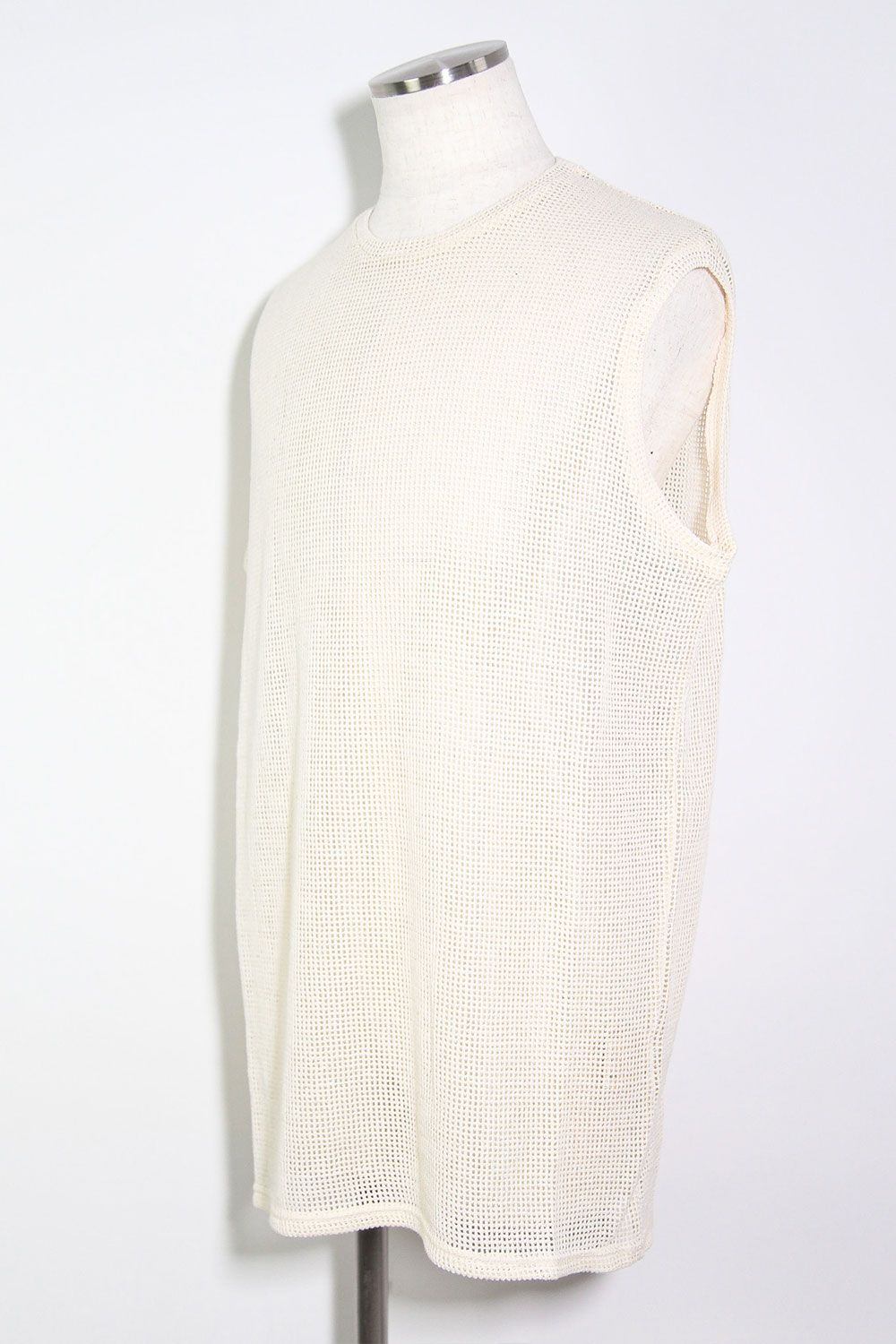 メッシュニットタンクトップ / Mesh Knit Tank Top / アイボリー / ag-11100