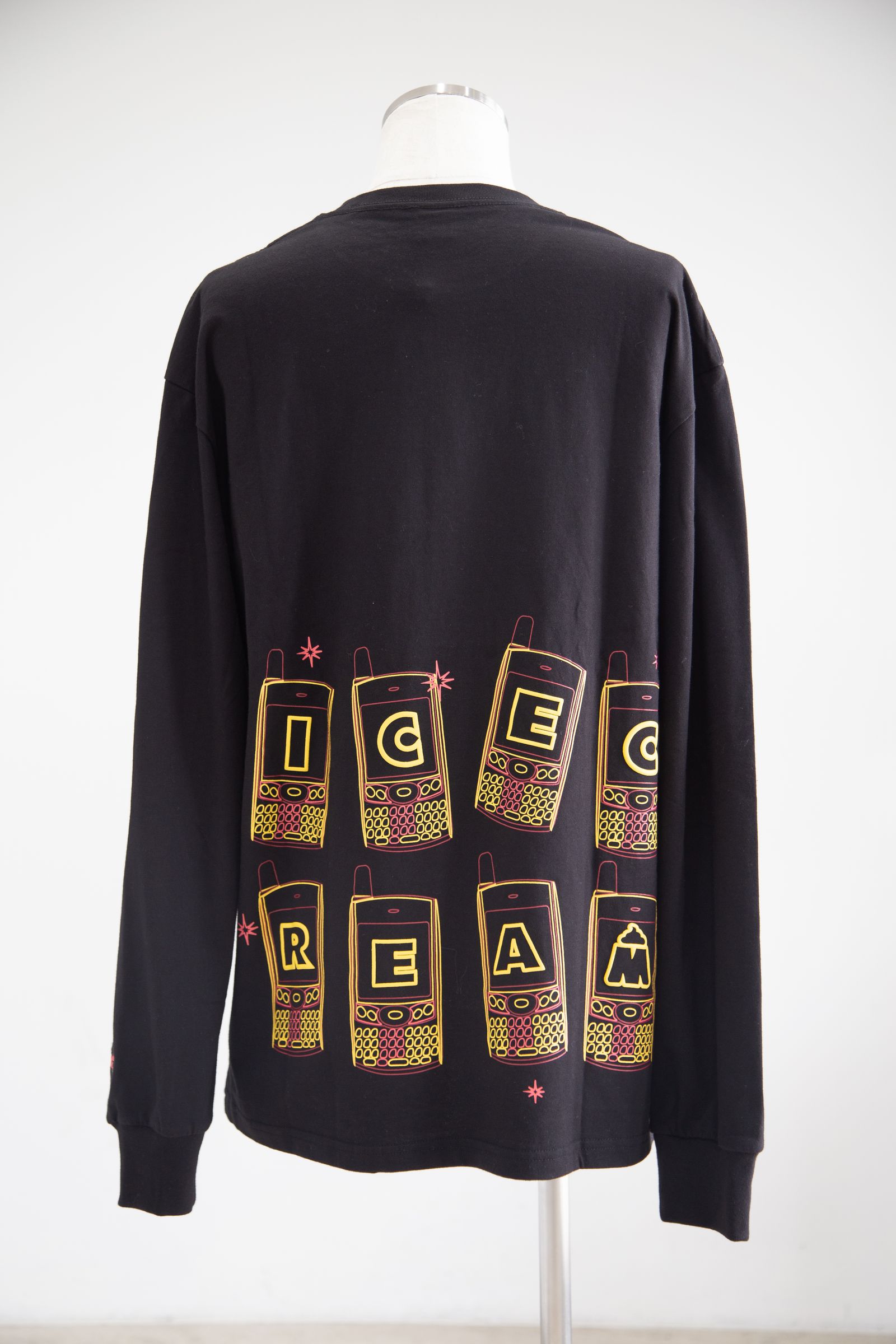 【ICECREAM】CALL MY BLUFF LS T-SHIRT / ブラック