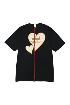 WHITE HEART LOGO TEE / ブラック