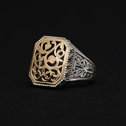 Garden Shadows Polygon Ring / GR114