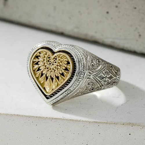 Heart Dream Catcher Ring / GR138