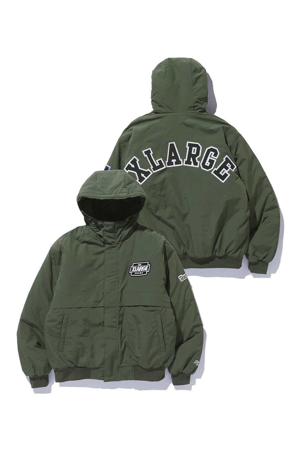 NYLON PUFFER JACKET / オリーブ
