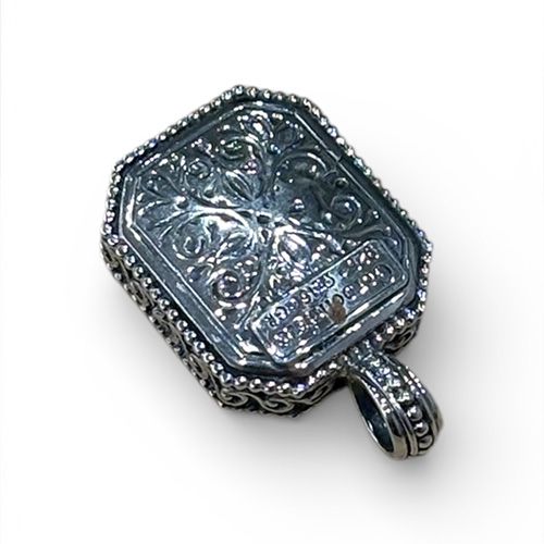 Garden Shadows Polygon Pendant in Sterling Silver / GP047