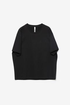 スヴィンジャージー ロゴ刺繍S/S Tシャツ / ブラック
