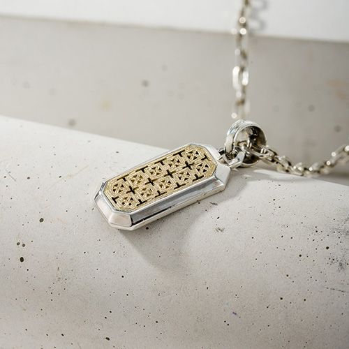 Simplicity Cross Pattern Pendant / GP033
