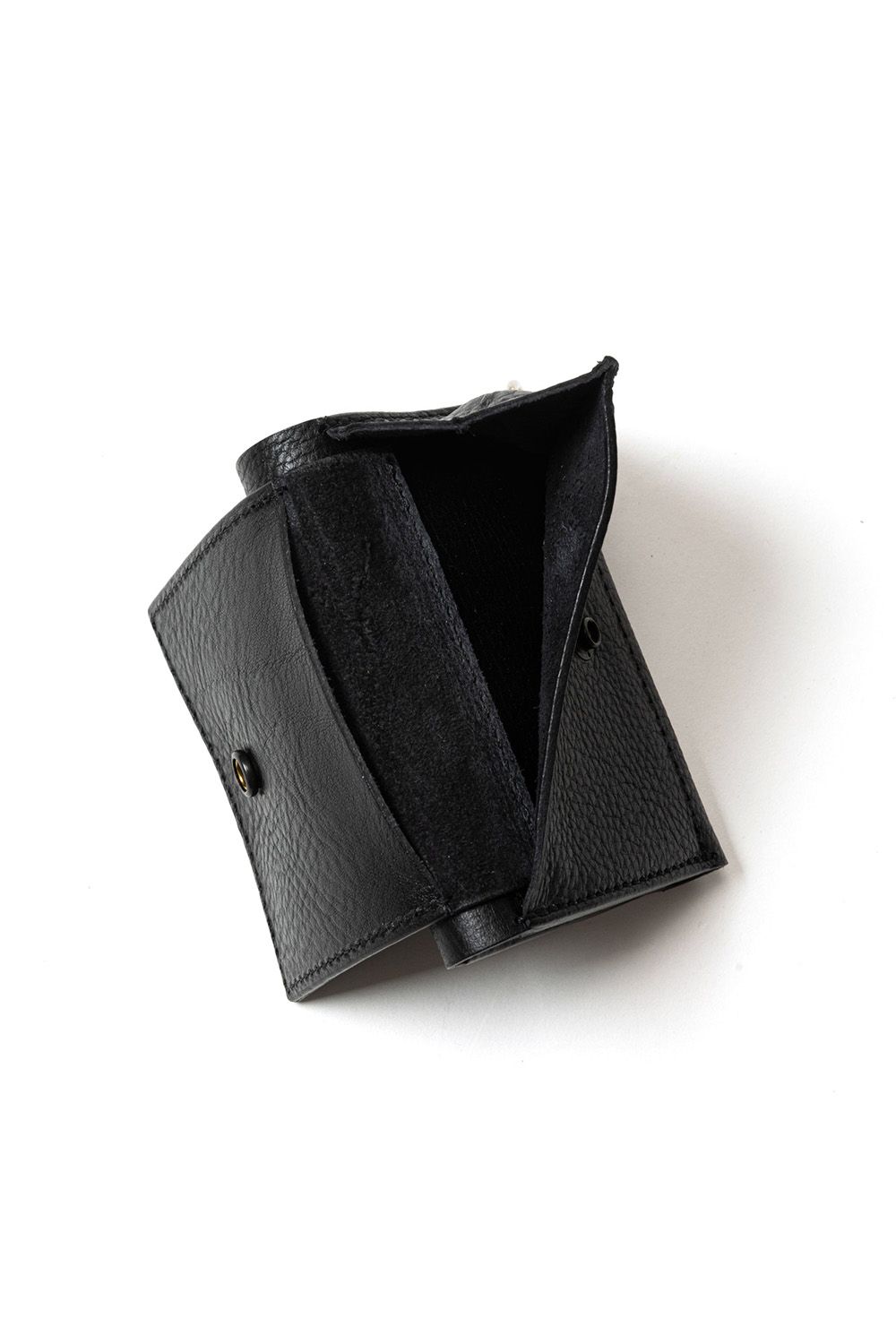 STUDS LEATHER MULTI WALLET / ブラック