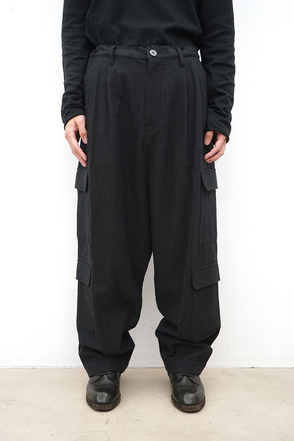 Cargo Drop-Crotch Pants