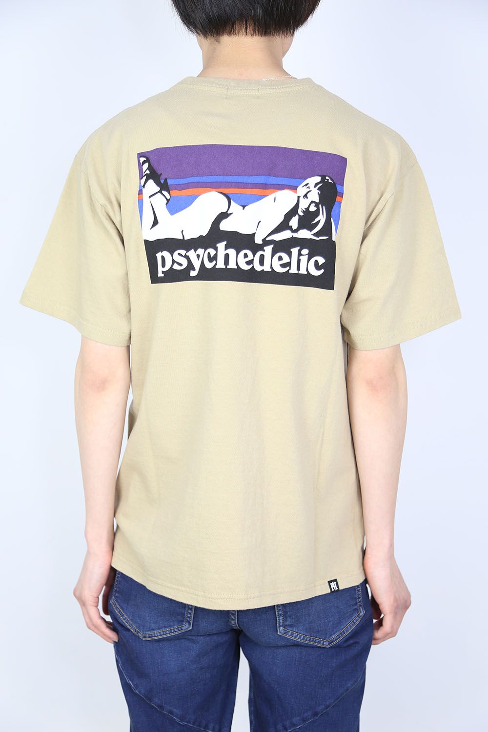HYSTERIC GLAMOUR - PSYCHEDELIC Tシャツ / ベージュ | Tempt
