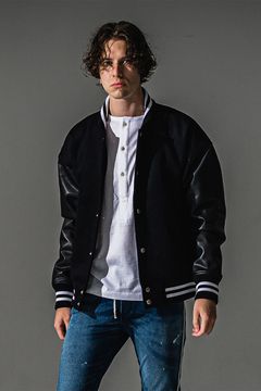 Varsity jacket / ブラック