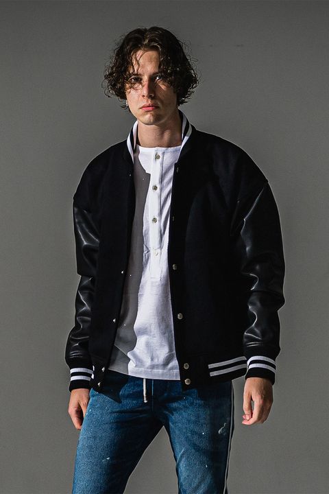 Varsity jacket / ブラック