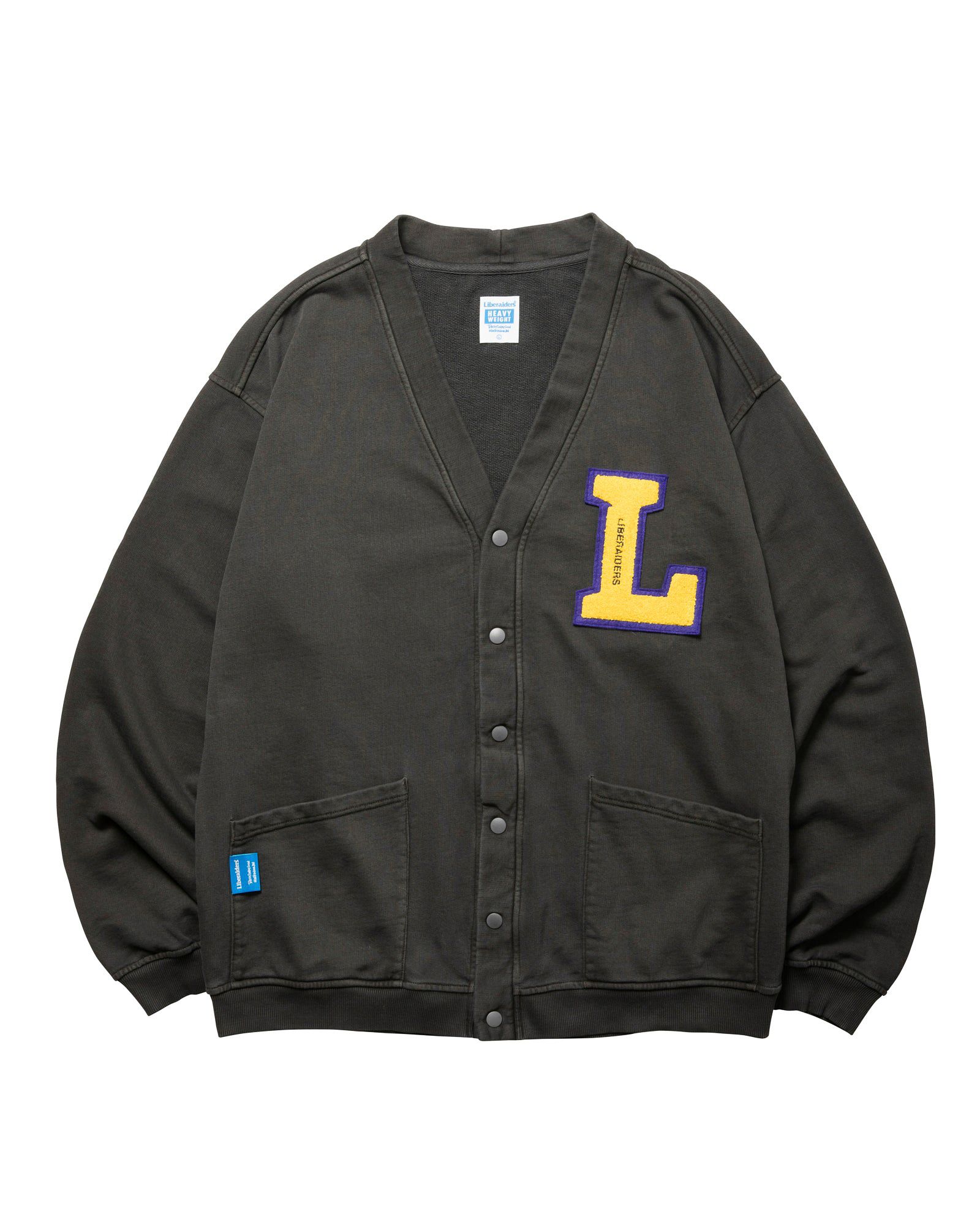 （美品）Liberaiders リベレイダース　カーディガン　黒 美品）Liberaiders リベレイダース カーディガン 黒